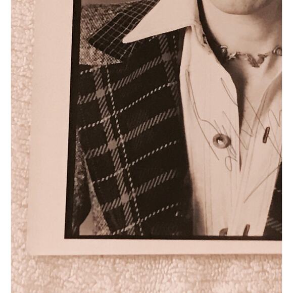 BILL WYMAN B&W Promo Photo Rolling Stones Press Photograph SIGNED AUTOGRAPHED - Picture 7 of 7